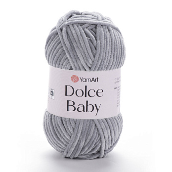 Пряжа YarnArt Dolce Baby 50 г, 85 м, Сіра 782 (YAR-061640)