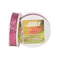Нить металлизированая Люрекс Adele плоская, Розовая, 100 м (MUL-031525)