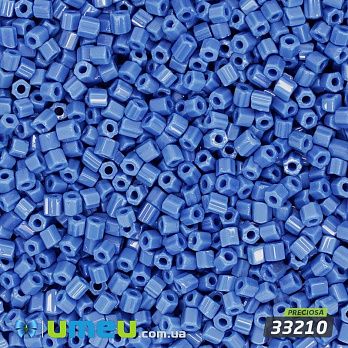 Бісер чеський Рубка 10/0, №33210, Синій натуральний (BIS-044014)