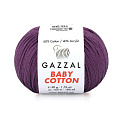 Пряжа Gazzal Baby Cotton №3441, 50 г, 165 м, Бузкова (YAR-060768)