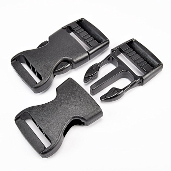 Фастекс пластиковий, 25 мм, Чорний (BAG-061886)