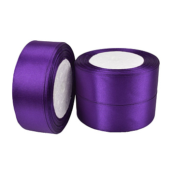 Атласная лента, 30 мм, Фиолетовая (LEN-061105)
