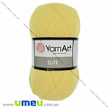 Пряжа YarnArt Elite 100 г, 300 м, Жовта 216, 1 моток (YAR-025387)