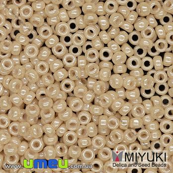 Бісер японський Miyuki круглий RR 8/0 №593, Бежевий (BIS-045971)