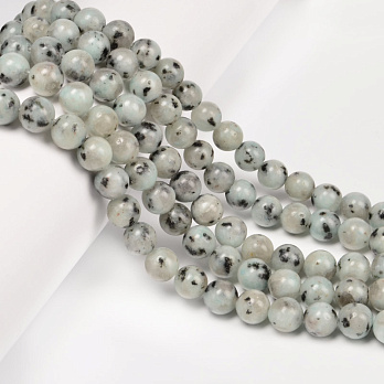 Бусины Яшма лотоса, Натур. камень, 8,5 мм, Круглые (BUS-053963)