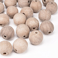 Бусина деревянная 16 мм, Круглая, Яблоня (BUS-057750)