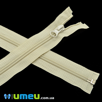 Блискавка спіральна роз'ємна 60 см, Тип 5, Кремова (ZIP-045165)