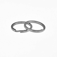 Кільце для ключів плоске, Темне срібло, 20 мм (OSN-059411)