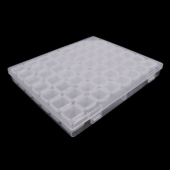 Органайзер для зберігання бісеру на 56 осередків, 21х17, 5х2, 5 см (INS-051083)