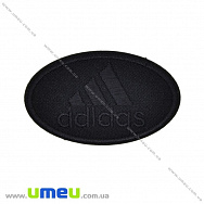 Термоаппликация Adidas, 6,5х4 см, Черная, 1 шт (APL-031699)