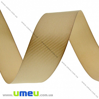 [Архів] Репсова стрічка, 25 мм, Бежева (LEN-022422)