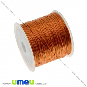 Волосінь еластична волокниста, 0,6 мм, Цегляна (LES-012741)