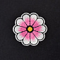 Термоаплікація Квітка, 4 см, Рожева (APL-060015)