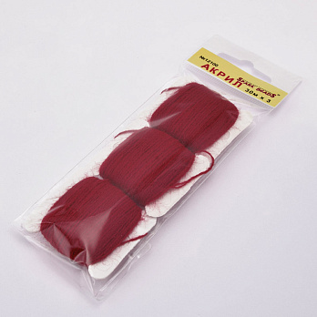 Акрилові нитки, №12100, Червоні темні (MUL-058831)