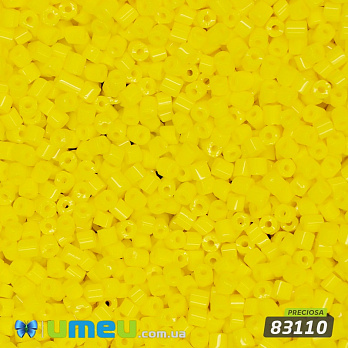 Бісер чеський Рубка 10/0, №83110, Жовтий натуральний (BIS-018320)
