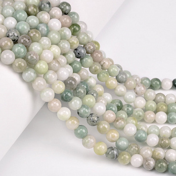 Намистини Мармур, Натур. камінь, 6,5 мм, Круглі (BUS-051730)