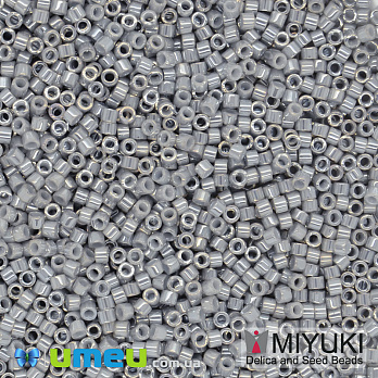 Бисер японский Miyuki Delica 11/0 DB252, Серый (BIS-047477)