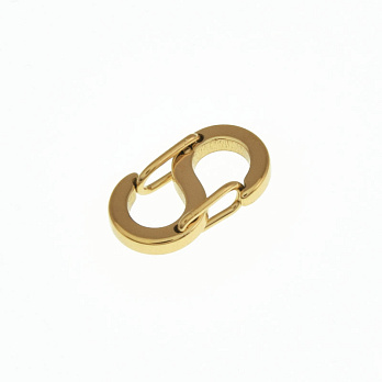 Застібка-конектор з нерж. сталі, 11,5х6,5 мм, Золото (STL-058471)