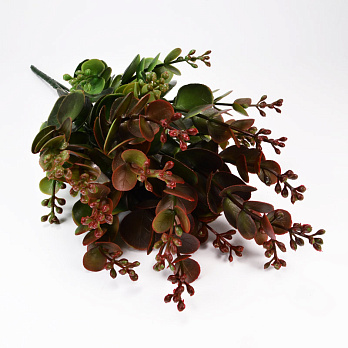 Гілка евкаліпта, 38 см, Червона (DEC-054095)