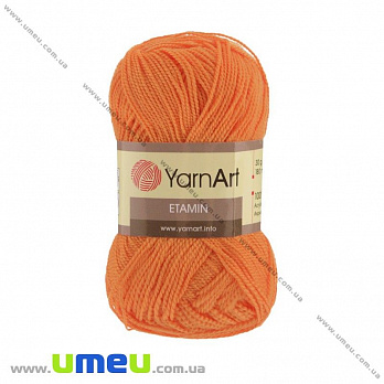 Пряжа YarnArt Etamin 30 г, 180 м, Оранжевая 446, 1 моток (YAR-025077)