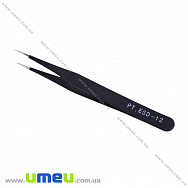 Пинцет бижутерный ровный из нержавеющей стали, 11,5 cм (INS-033401)