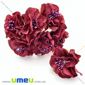 [Архів] Еустома тканинна, 45 мм, Бордова (DIF-025695)