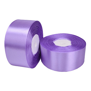 Атласна стрічка, 40 мм, Бузкова (LEN-054621)