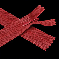 Блискавка потайна нероз'ємна, 18 см, Тип 3, Червона (ZIP-060437)