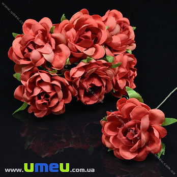 [Архів] Магнолія тканинна, 35 мм, Червона (DIF-019817)