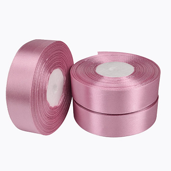 Атласна стрічка, 25 мм, Пудрова (LEN-053440)