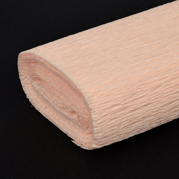 Гофрований папір розтяжність 150%, Персиковий, 0,5х2,5 м (DIF-056633)