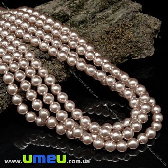 Намистини чеське скло Preciosa Перли 6 мм 70012, Бежевий (BUS-036077)