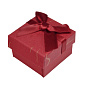 Подарочная коробочка Квадратная под кольцо, 5х5х3,5 см, Красная, 1 шт (UPK-053767)