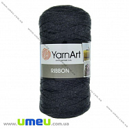 Пряжа YarnArt Ribbon 250 г, 125 м, Сіра темна 758, 1 моток (YAR-029672)