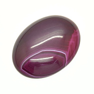 Кабошон нат. камінь Агат малиновий, Овал, 39,8х29,8 мм (KAB-059260)