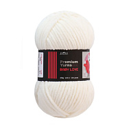 Пряжа Premium Yarn Baby Love 100 г, 120 м, Кремова 308, 1 моток (YAR-056002)