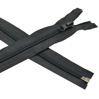 Молния спиральная разъемная 70 см, Тип 5, Серая темная (ZIP-045168)