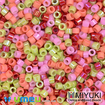 Бісер японський Miyuki Delica 11/0 DBmix120, Різнокольоровий (BIS-049707)