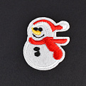 Термоаппликация, Снеговик, 4х4 см (APL-060159)