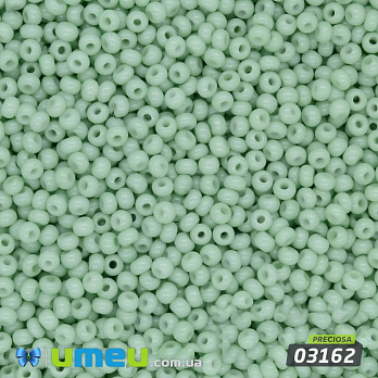 Бісер чеський №241/03162, Зелений світлий, Натуральний, 10/0 (BIS-014140)