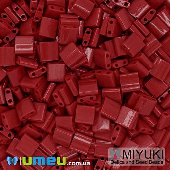 Бисер японский Miyuki TILA №408, 5х5 мм, Красный (BIS-046045)