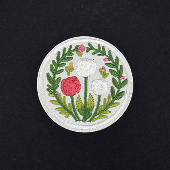 Термоаппликация Цветы, 5 см (APL-061503)