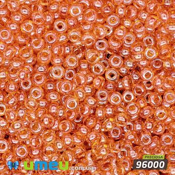 Бісер чеський №716 / 96000, Помаранчевий, глазурирована, 10/0 (BIS-003911)