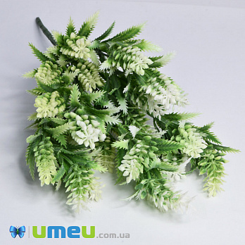 Гілка декоративна, Лаванда-шишечки, 37 см, Біла (DIF-048277)