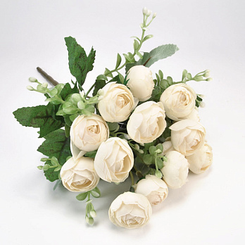 Букет півонії, 30 см, Кремовий (DIF-054148)