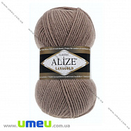 Пряжа Alize Lanagold 100 г, 240 м, Бежевая темная 584, 1 моток (YAR-025358)