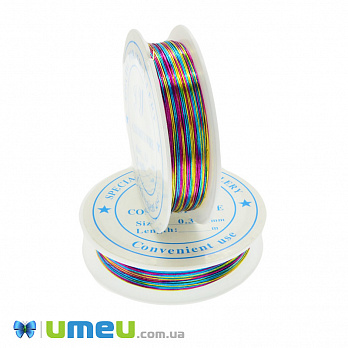 Дріт металевий, 0,3 мм, Різнокольоровий (LES-046469)