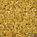 Бисер чешский Twin (Твин) №01181, 2,5х5 мм, Желтый прозрачный (BIS-051269)