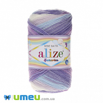 Пряжа Alize Batik Sekerim Bebe 100 г, 320 м, Сиреневая 3483, 1 моток (YAR-048033)