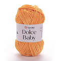Пряжа YarnArt Dolce Baby 50 г, 85 м, Оранжевая 852 (YAR-061642)